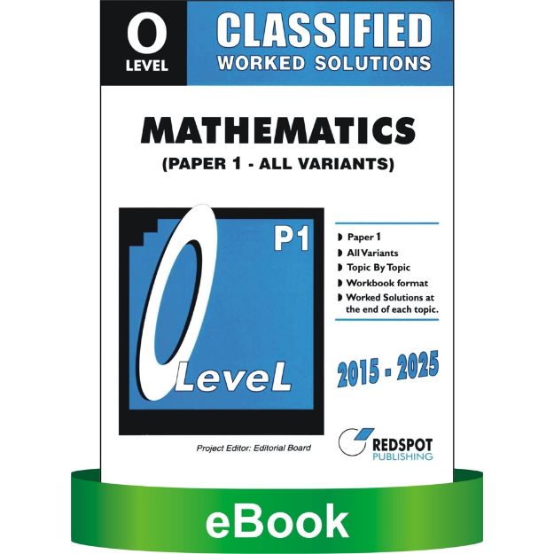 Picture of O Level Classified Mathematics P1 (All Variants)